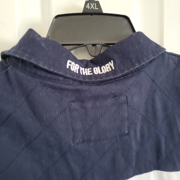 England Rugby Men's White Navy Rose Polo Size Small - Picture 5 of 8